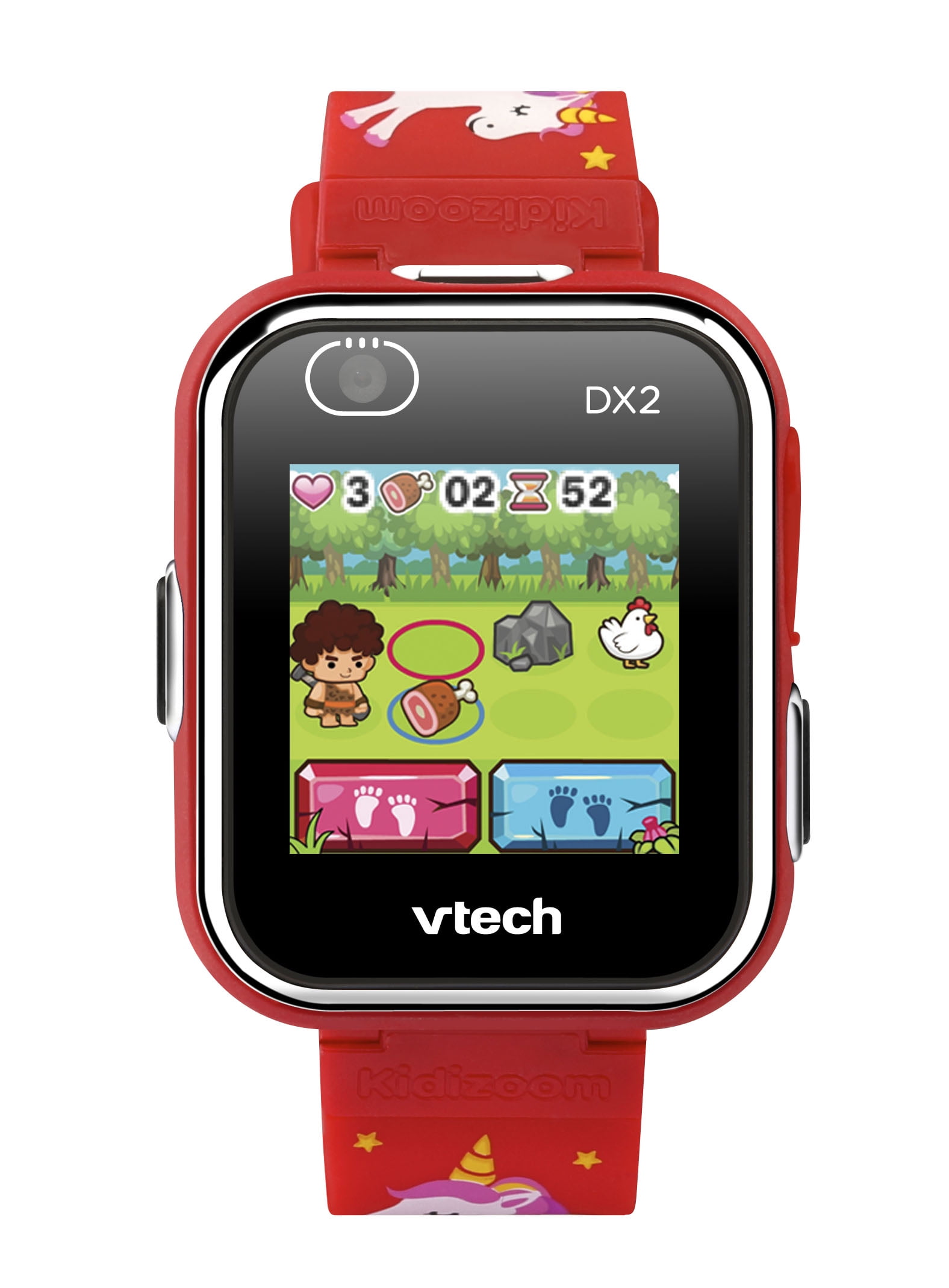 VTech - Kidizoom Smartwatch DX2 color rojo, Reloj inteligente para