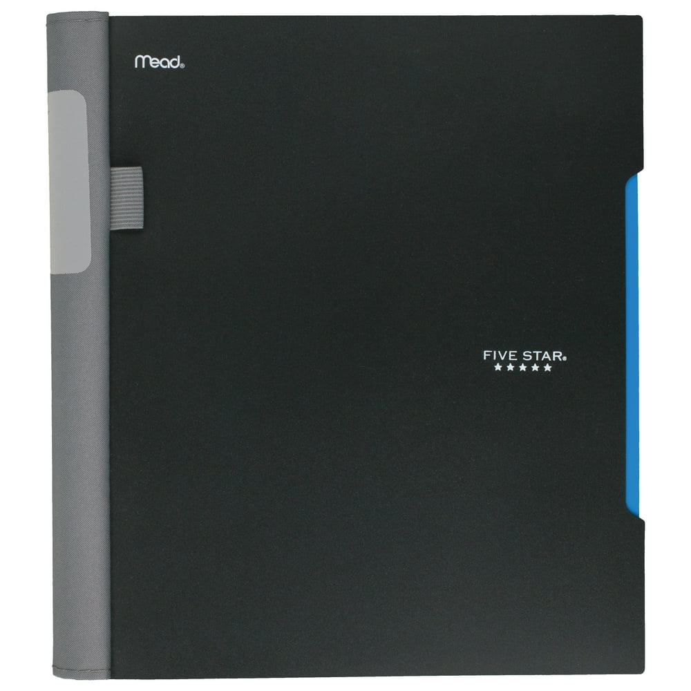 Five Star Advance Notebook, 1 Subject, College Ruled, Black (11125AA2