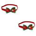 thumbnail image 3 of Collares para mascotas Corbata para perro Multicolor Surtido Corbata para perrito pequeño Adorable Decoraciones navideñas trenzadas de moda Methold CBP387650, 3 of 5