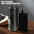 thumbnail image 5 of Coffee Grinder, Adjustable Coarseness Ceramic Burrs, USB Charging, Wireless Portable, Quiet Operation, with Cleaning Brush, Plastic Material, 5 of 8