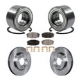 thumbnail image 1 of Transit Auto Front Wheel Bearing Disc Brake Rotors and Semi-Metallic Pads Kit for Car Kia Forte Koup Forte5 KBB-102391, 1 of 11