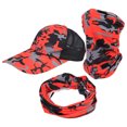 thumbnail image 2 of Manga de brazo Jadeshay para ciclismo absorbente con protección solar Rojo camuflaje, 2 of 14
