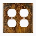 thumbnail image 4 of Metal Light Switch Plate Outlet Cover Tree Bark Wallpaper WOD001, 4 of 14
