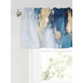 thumbnail image 6 of Valances for Windows Abstract Graffiti Art Rod Pocket Cafe Window Treatments Valance Curtains for Kitchen Bathroom Laundry Basement Windows 56"x16", 6 of 9