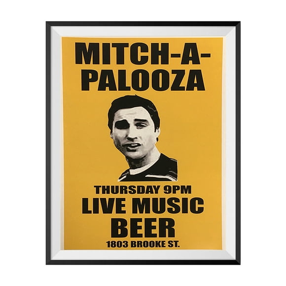 Mitch-A-Palooza Affiche de Film Old School Accessoire Mural Imprimé Parrain Mitch Martin