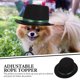 thumbnail image 3 of Luxshiny Wear Resistant Black Pet Bowler Hat for Dogs and Cats Comfortable and Lightweight, 3 of 8