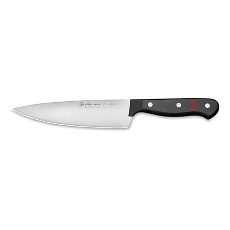Gourmet 6" Chef's Knife, Black