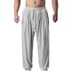 thumbnail image 5 of Ceisia Men's All-Season Ankle Pants - Solid Color Gift Elastic Waistband Drawstring Slim-Fit Trousers, 5 of 8