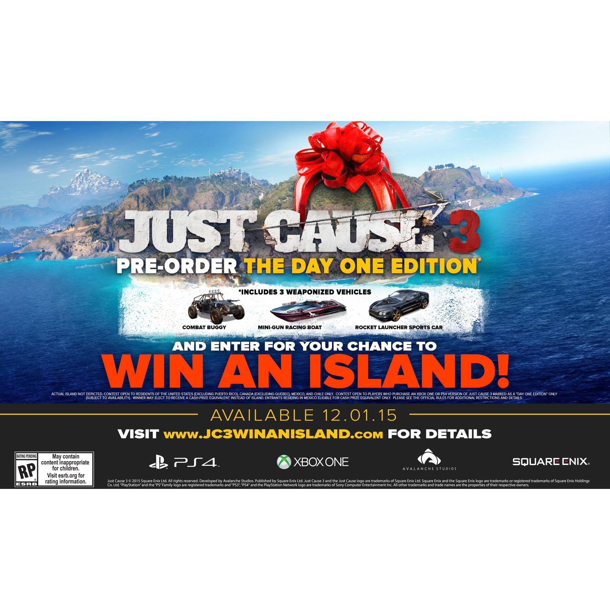 Jogo novo Square Enix Just Cause 3 Ps4 Mídia Física em Promoção na  Americanas