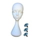 thumbnail image 5 of Cabeza de maniquí, soporte para auriculares, soporte para postizos, bufandas y gafas. Con cubierta inferior, 5 of 9