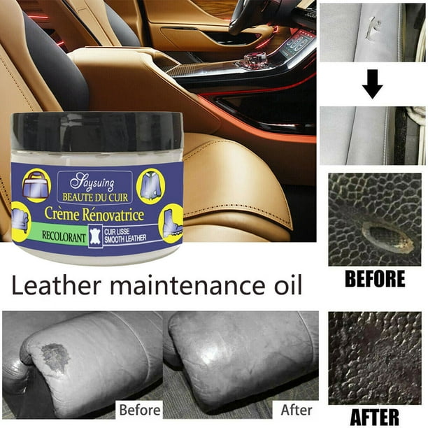 Leather Repair Cream Car Car Seat Sofa Jacket Hole Scratch Crack Leather Repair Walmart Com