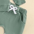 thumbnail image 6 of NOLDARES Infant Baby Boy Fall Clothes Set Funny Print Sweatshirt Pant Outfit Toddler Winter Clothes Size:18-24 M,Green, 6 of 7