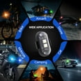 thumbnail image 6 of 6PCS Wireless LED Lights for car，with Remote Control, high Brightness Wireless led Strobe Light 8 Colors USB Charge IP65 Waterproof Anti-Collision for Car Motorcycle Aircraft Bike (6), 6 of 7