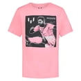 thumbnail image 3 of Remera Messi Goal Kick para niños, corte slim fit, algodón, rosa, talle 6, 3 of 4