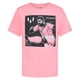 thumbnail image 3 of Remera Messi Goal Kick para niños, corte slim fit, algodón, rosa, talle 6, 3 of 4