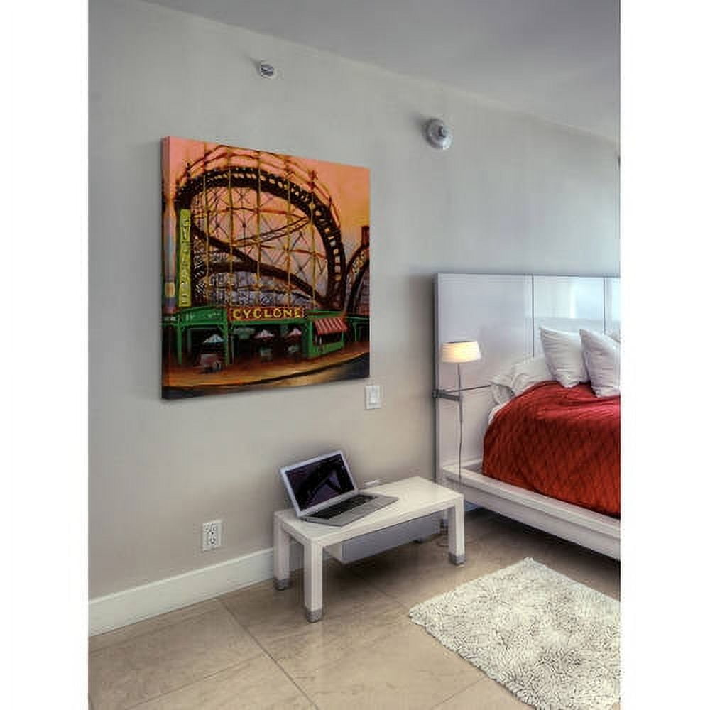 Marmont Hill "Cyclone" by Rick Novak Painting Print on Wrapped Canvas