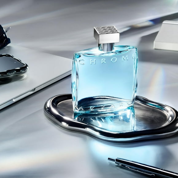 Azzaro Chrome, Perfume for Men, Cologne for Men, Eau de Toilette Spray, Fresh Aquatic Mens Fragrance, 200 ml