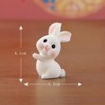 thumbnail image 3 of SHAR 28 Pieces Micro Landscape Trinkets Cute Cartoon Rabbit Cute Rabbit Creative Resin Gardening Props Various Sizes, 3 of 5