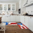 thumbnail image 2 of Kitchen Mat Rug Set of 2 Puerto Rico Flag Chicken Runner Rug Anti-Fatigue Comfort Memory Foam Standing Mat Non-Slip Floor Door Mat for Bathroom Bedroom 18x30in+18x48in, 2 of 6