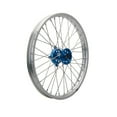 thumbnail image 4 of Tusk Impact Complete Front and Rear Wheel 1.60 x 21 / 2.15 x 19 Silver Rim/Silver Spoke/Blue Hub, 4 of 5