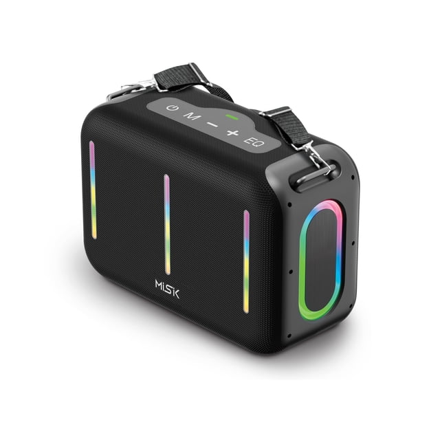 Sistema de Audio Misik Bluetooth Portatil de Alta Potencia con luces LED TWS