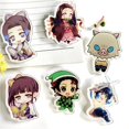 thumbnail image 3 of Anime Demon slayer Broche Acrílico Kimetsu noYaiba Figura Linda tanjiro Nezuko Zenitsu Rengoku Bolsa Colgante Parche Para Teléfono Móvil, 3 of 4