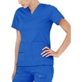 thumbnail image 4 of Adar Pro Breakthrough Plus Scrub Set For Women - Enhanced V-Neck Top & Multi Pocket Pants - 4400 - Royal Blue - S, 4 of 7