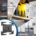 thumbnail image 3 of Universal iPad & Tablet Wall Mount Holder, Secure Steel Enclosure for 9.7–13.1 Inch Tablets, or 75x75 Mounting, Portrait Landscape, Anti-Theft Office, Retail, 3 of 4