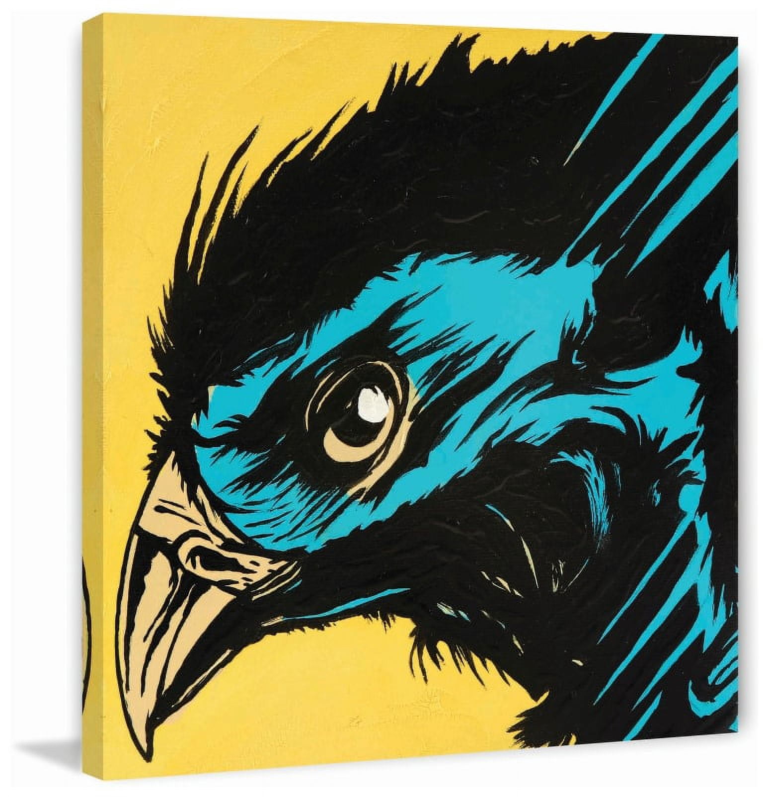 Marmont Hill "Raven 1" Print on Canvas