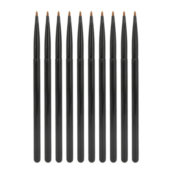 Pincel para delineador de labios NikouMX 10 piezas negro