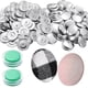 thumbnail image 1 of 100 Sets Cover Buttons Kit with Tools Size Buttons to Cover Self Cover Buttons DIY Fabric Cloth Cov, 1 of 5