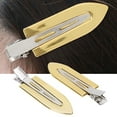 thumbnail image 4 of Electroplating Hairpin Hair Styling Accessory Hair Clip 2pcs Beautiful For Daily Makeup Styling Clips Hair Modeling Skin Caring Gold, 4 of 8