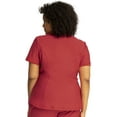 thumbnail image 4 of Cherokee Form Scrubs Top For Women V-Neck CK840, XS, Ruby Punch, 4 of 7