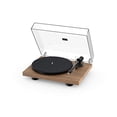 thumbnail image 1 of Pro-Ject Debut Carbon EVO, tocadiscos audiófilo con brazo de fibra de carbono, selección electrónica de velocidad y cápsula fono Sumiko Rainier premontada (nogal satinado), 1 of 5