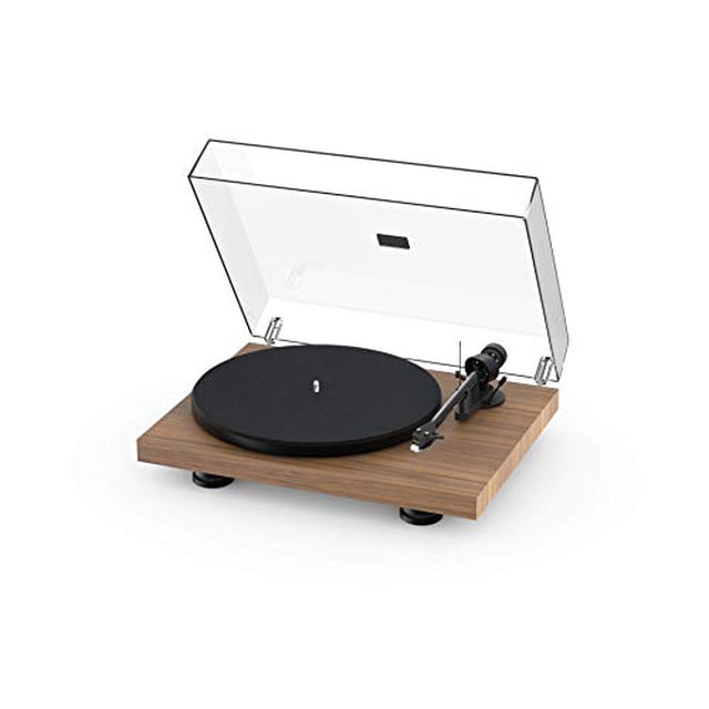 Pro-Ject Debut Carbon EVO, tocadiscos audiófilo con brazo de fibra de carbono, selección electrónica de velocidad y cápsula fono Sumiko Rainier premontada (nogal satinado)