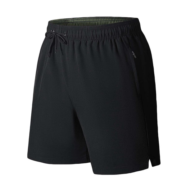 Pantalones Cortos Para Hombre Pantalones Cortos de Entrenamiento Cintura Elástica Sólida Fitness Pantalón de Secado Rápido Playa Odeerbi ODB157137