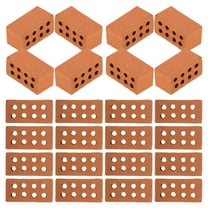 HEATSHAKING Miniature Brick Architectural Model Accessories 50Pcs 0.8x0.4x0.4In