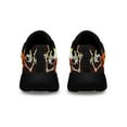 thumbnail image 4 of Skeleton Pumpkin Halloween Shoes Sneakers for Women Men Black Size 3.5, 4 of 7