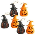 thumbnail image 1 of 6PCS Halloween Lantern Hanging LED Pumpkin Light Pumpkin Lamp for Bar Pub Home, 1 of 10