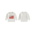 thumbnail image 2 of BemeyourBBs Toddler Baby Girl Boy 4th of July Outfit Spring Fall Winter Knit USA Flag Sweater Patriot Independent Day Clothes Newborn Infant Long Sleeve Crewneck Warm Sweaters Jumper Pullover Top, 2 of 9