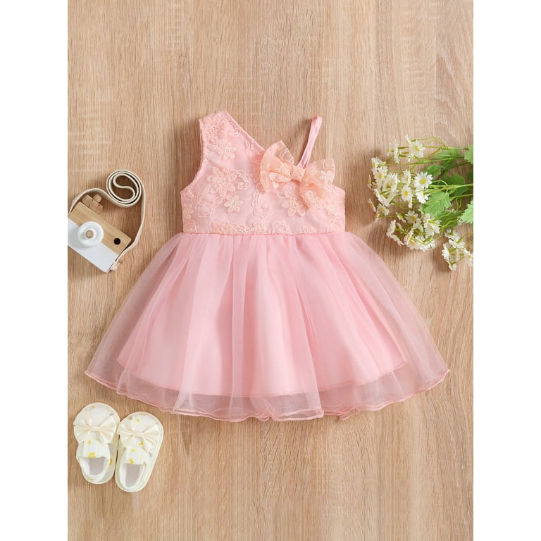 Wassery Toddler Girl Dress Summer Sleeveless Tulle Tutu Dress 6M 12M 18M 24M 3T Infant Baby Girls Casual Layered A Line Sundress Princess Party