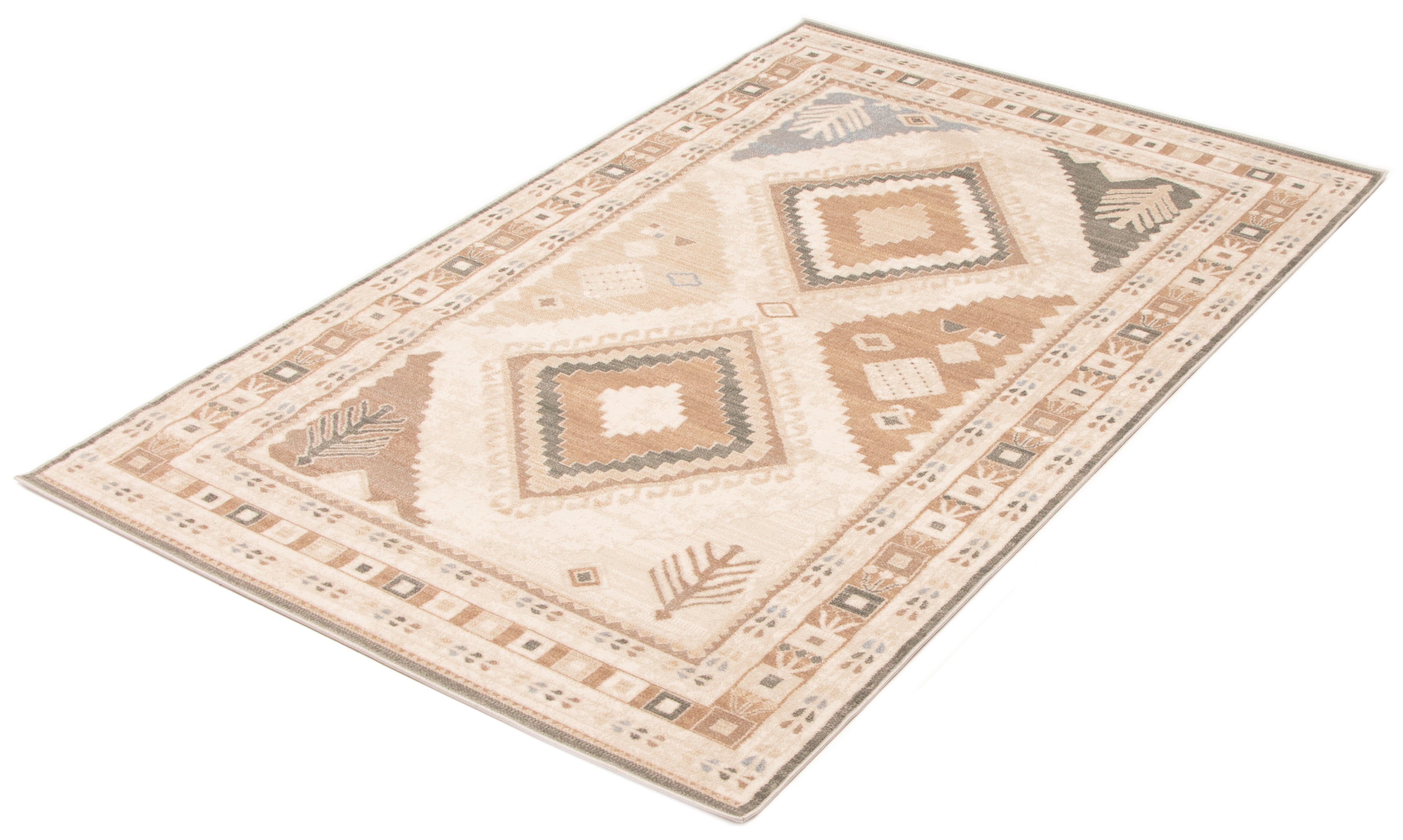 ECARPET Lia Tribal Area Rug for Living Room, Bedroom, Dining Room, Entrance, Hallway and More.