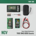 thumbnail image 7 of Smart Digital Multimeter, 6000 Counts, AC/DC Voltage & Current Tester, NCV Detection, Resistance, Continuity, Capacitance, Hz%, Temperature, Live Wire Tester, 7 of 7