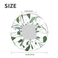 thumbnail image 6 of YFYANG Women's Double Waterproof Shower Cap, Watercolor Leaf Doodle Reusable Hair Cap for All Hair Styles and Head Sizes, 6 of 9