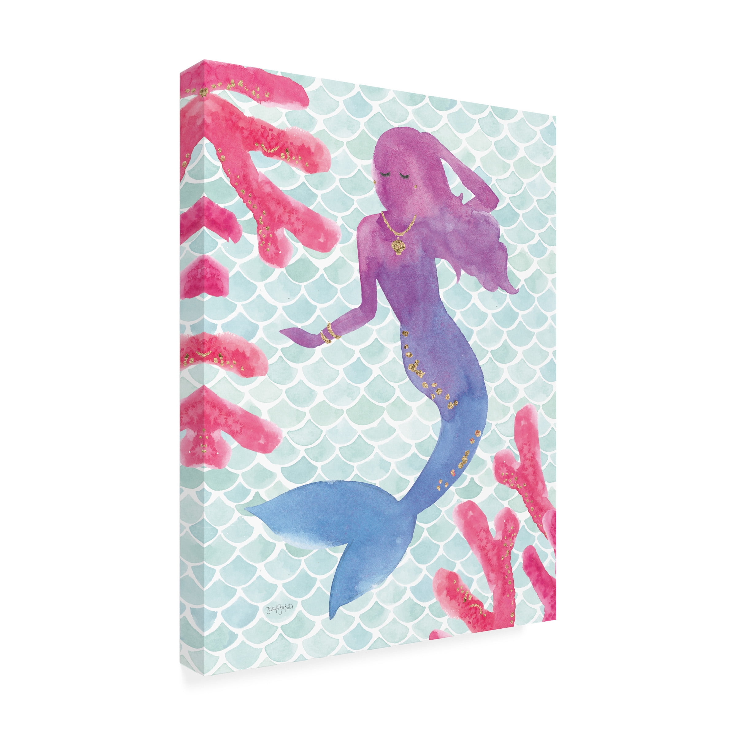 Jenaya Jackson 'Mermaid Friends I' Canvas Art
