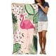 thumbnail image 5 of Toalla de playa COMFAR Flamingo de microfibra de secado rápido 76x152 cm, 5 of 7