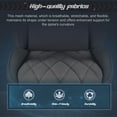 thumbnail image 2 of Homall Gaming Chair Fabric Computer Chair Massage Game Chair Cloth Office Chair with Headrest, Lumbar Support & Footrest,Gray, 2 of 7