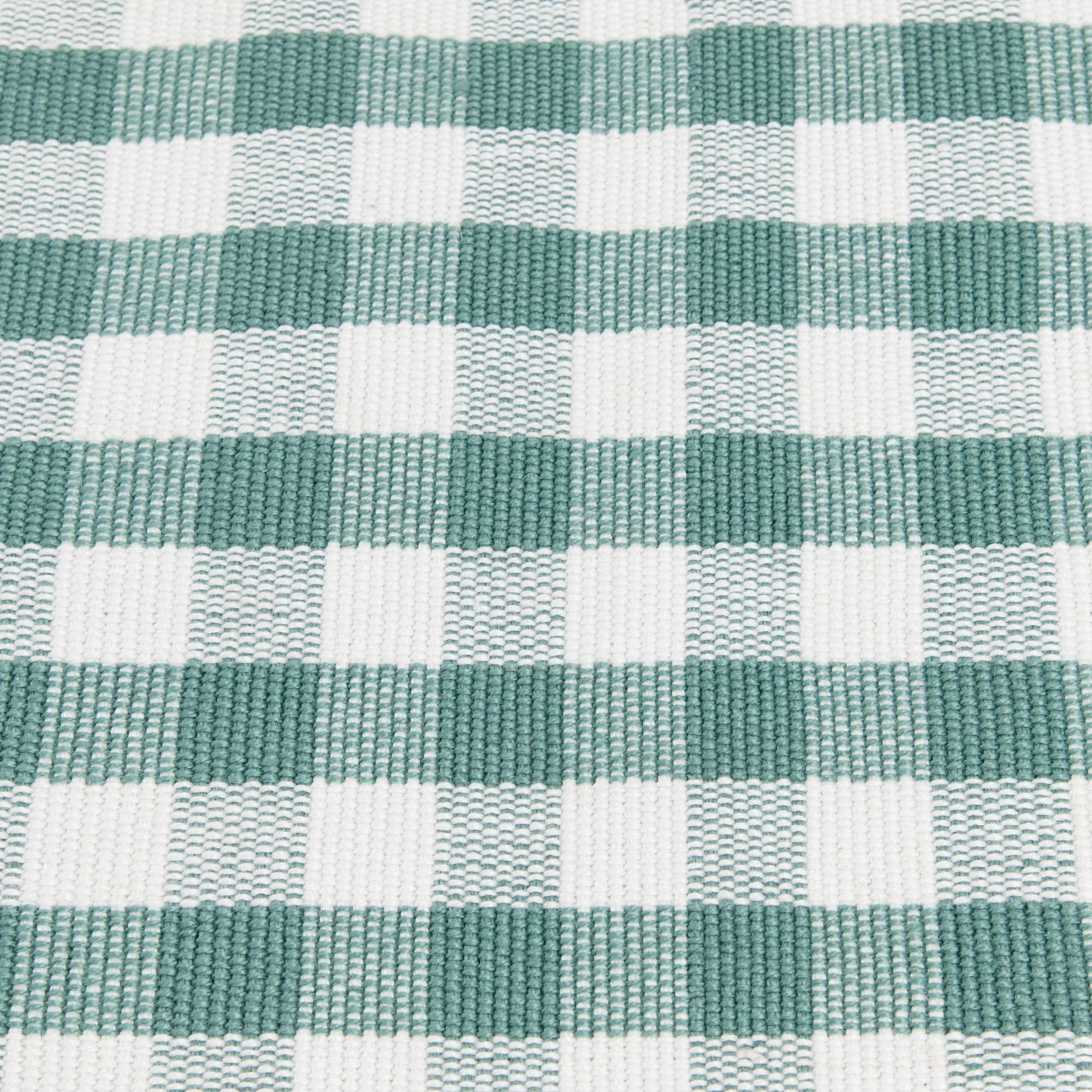 Way To Celebrate 24X36 Scallop Green Polyester Outdoor Layering Rug