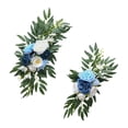 thumbnail image 5 of S SERENABLE 2x Artificial Flowers Swag Set Artificial Wedding Arch Flowers Decorative Rustic Welcome Sign Decoration for Party Wall Decor BLue, 5 of 8
