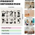 thumbnail image 2 of 1 Pc Coffee Wall Art Poster Assorted Retro Coffee Machine Art Print Rustic Vintage Coffee Pictures Unframed Coffee Bar Decor for Kitchen Dinning Room Cafe Shop Decor 8x10inch(20.5x25.4cm) DIY, 2 of 6
